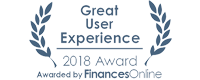 project portfolio management software reviews - Finances Online - Great user experience award 2018