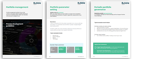 Inside pages - Free example white paper project portfolio management process implementation how-to guidelines PPM for PMO 