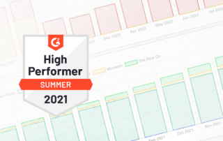 High Performer - G2.com, Inc logo - Summer Reports 2021 - Bubble PPM Software