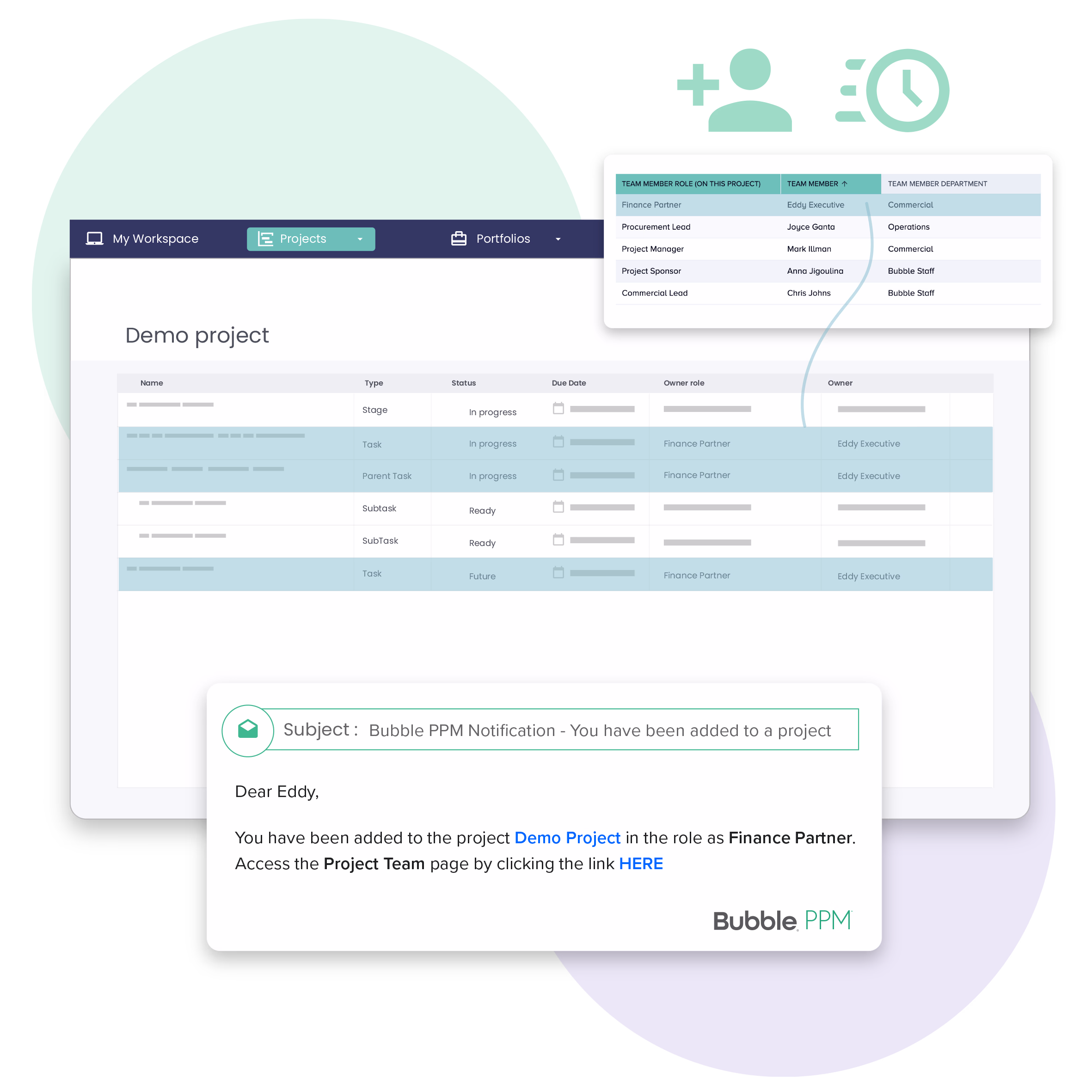 Bubble-PPM-Software-Features-Content-image-3-stage-phase-gate-gantt-chart-project-planning-task-assignment-notification Bubble PPM task list and gantt charts - Project & Portfolio Management Software